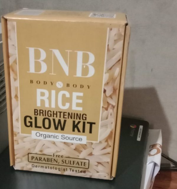 BNB Whitening Rice Organic Glow Kit