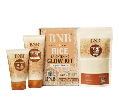 BNB Whitening Rice Organic Glow Kit